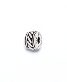 Keep your charms in place with this chic sterling silver stopper, featuring a diagonal-line design. Donatella is a playful collection of charm bracelets and necklaces that can be personalized to suit your style! Available exclusively at Macy's. Keep your charms in place with this chic sterling silver stopper, featuring a diagonal-line design. Donatella is a playful collection of charm bracelets and necklaces that can be personalized to suit your style! Available exclusively at Macy's.