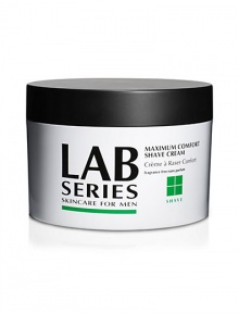 Formulated for all skin types. Creamy formula softens and prepares beard for a close and comfortable shave. Rich, concentrated texture allows for excellent razor glide and protection. A patented formula system provides immediate relief of irritation and stinging. 8 oz. Formulated for all skin types. Creamy formula softens and prepares beard for a close and comfortable shave. Rich, concentrated texture allows for excellent razor glide and protection. A patented formula system provides immediate relief of irritation and stinging. 8 oz.