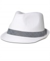 Be dashing. This fedora from American Rag adds a dose of old-school sophistication to any look.