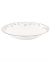 Gleaming leaves rain down on this white bone china pasta bowl, topped off with a platinum rim. From Lenox Lifestyle dinnerware, these dishes are playfully modern and naturally chic, and have an enchanting look that's fresh and perfect for every occasion. Qualifies for Rebate