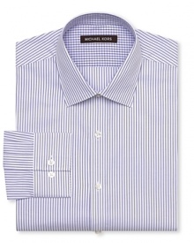 Michael Kors Fine Stripe Dress Shirt - Classic Fit Michael Kors Fine Stripe Dress Shirt - Classic Fit