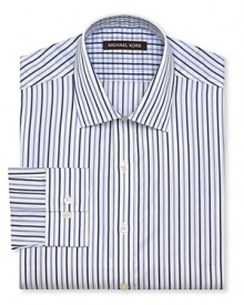 Michael Kors Striped Dress Shirt - Classic Fit, Barrel Cuffs Michael Kors Striped Dress Shirt - Classic Fit, Barrel Cuffs