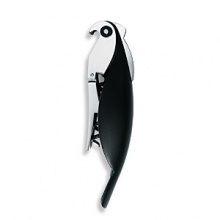 These adorable parrot corkscrews are the perfect addition to any party. Made of aluminum, they come in blue, green or black. These adorable parrot corkscrews are the perfect addition to any party. Made of aluminum, they come in blue, green or black.