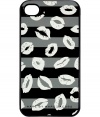 Snap a fun face onto your iPhone with Marc by Marc Jacobs stripey lip print cover - Fits 4G iPhones, logo print at bottom - Stash away in just as bold oversized printed totes