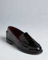 These Ralph Lauren Collection loafers are polished to absolute perfection, in sophisticated patent leather that sets them apart from standard prep school styles.