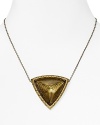 Master mystic charm with House of Harlow 1960's pyramid pendant necklace.