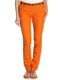 In a relaxed boyfriend fit, these colored MICHAEL Michael Kors chinos punch up your spring wardrobe!