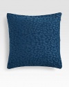 A tonal embroidered animal pattern makes the perfect accent for bed, chaise or chair.18 squareCottonSpot cleanImported