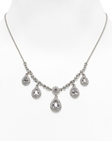 Dress up your evening gown with this dazzling vintage-inspired drop necklace from Carolee Luxe. Dress up your evening gown with this dazzling vintage-inspired drop necklace from Carolee Luxe.