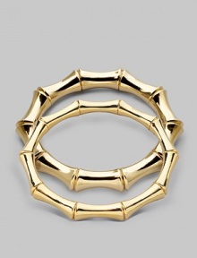 From the Bamboo Collection. Inspired by mother nature and sculpted in a polished yellow gold.18K yellow gold Diameter, about 2¾ Width, about ½ Made in Italy Please note: Bracelets sold separately. From the Bamboo Collection. Inspired by mother nature and sculpted in a polished yellow gold.18K yellow gold Diameter, about 2¾ Width, about ½ Made in Italy Please note: Bracelets sold separately.
