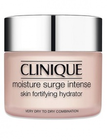 Rich, oil-free cream-gel instantly re-hydrates. Skin stays comfortably plumped, even 24 hours after you put it on. Daily use helps fortify and repair skin's moisture barrier to keep moisture in, and environmental irritants out. Better barrier, happier skin. For drier skins, or others dehydrated by air travel, parched climate, indoor heating/air conditioning, apply morning and night after your 3-Step regimen. Can also be applied as needed under sun protection/makeup. Avoid eye area. 1.7 oz. Rich, oil-free cream-gel instantly re-hydrates. Skin stays comfortably plumped, even 24 hours after you put it on. Daily use helps fortify and repair skin's moisture barrier to keep moisture in, and environmental irritants out. Better barrier, happier skin. For drier skins, or others dehydrated by air travel, parched climate, indoor heating/air conditioning, apply morning and night after your 3-Step regimen. Can also be applied as needed under sun protection/makeup. Avoid eye area. 1.7 oz.