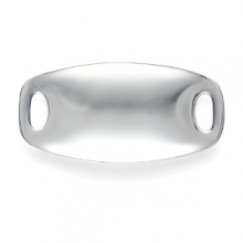 Symmetrical, shallow palette for serving. Each Nambé piece is an achievement of precision, balance and function. Nambé's proprietary metal alloy is renowned for its ability to retain heat. Symmetrical, shallow palette for serving. Each Nambé piece is an achievement of precision, balance and function. Nambé's proprietary metal alloy is renowned for its ability to retain heat.