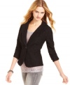 Miss Chievous revamps the classic blazer with lace fabric for a dose of cool, feminine style!