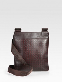 Impeccable craftsmanship defines this versatile cross body bag of supple Italian calfskin leather, stamped with the iconic gancini logo and shaped in slim, streamlined design.Zip closureAdjustable shoulder strapInterior zip pocketFully linedLeather10W x 11H x 10DMade in Italy Impeccable craftsmanship defines this versatile cross body bag of supple Italian calfskin leather, stamped with the iconic gancini logo and shaped in slim, streamlined design.Zip closureAdjustable shoulder strapInterior zip pocketFully linedLeather10W x 11H x 10DMade in Italy