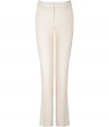 Inject instant chic into your workweek look with these flattering straight leg pants from Etro - Flat front, off-seam pockets, back welt pockets, straight leg, slim fit - Wear with a tie-neck blouse, a slim trench, and platform pumps