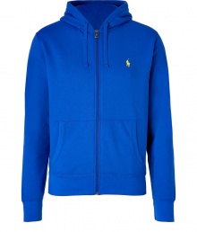 Liven up your casual looks with Ralph Laurens bright blue zip-up, detailed with a waffle-lined hood for super soft results guaranteed to make it an everyday favorite - Zippered front, split kangaroo pockets - Slim sporty fit - The perfect partner for casual days Liven up your casual looks with Ralph Laurens bright blue zip-up, detailed with a waffle-lined hood for super soft results guaranteed to make it an everyday favorite - Zippered front, split kangaroo pockets - Slim sporty fit - The perfect partner for casual days