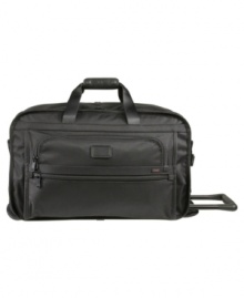 Truly travel light with a duffel that weighs 25-35% less than others in its class while still offering a roomy interior stocked for convenience with a removable garment sleeve and other organizational features. Tumi quality assurance warranty. Truly travel light with a duffel that weighs 25-35% less than others in its class while still offering a roomy interior stocked for convenience with a removable garment sleeve and other organizational features. Tumi quality assurance warranty.