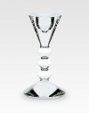 Deco-inspired lead crystal is designed with a modern, angular silhouette. From the Vega Collection 5½ high Hand wash Made in France