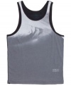 Fade in, fade out. This graphic tank from O'Neill is a stylish enigma.