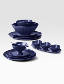 A clean, modern design in porcelain, saturated with the kind of versatility and rich color that brings any table alive. From the Pebblestone CollectionPorcelain5H X 12½ diam.Microwave- & dishwasher-safeImported A clean, modern design in porcelain, saturated with the kind of versatility and rich color that brings any table alive. From the Pebblestone CollectionPorcelain5H X 12½ diam.Microwave- & dishwasher-safeImported