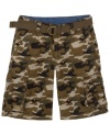 These rugged camo shorts are just what he needs to complete his outdoor look from Levi's.