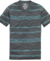 Hit the beach in style with this nautical striped t-shirt from American Rag.