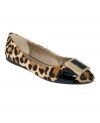 Pointed-toe flats with buckle hardware embellishment look poised and polished regardless, but Adrienne Vittadini's Charlotte version is available in an array of colors and styles: leopard print in calf hair, flannel fabric and patent leather. Whichever one(s) you choose, you'll be sure to look chic!