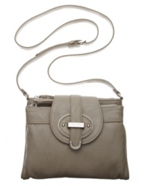 This unique crossbody design is sure to keep you organized, no matter how chaotic your day gets! A take-anywhere design by Nine West, featuring an ultra organized interior and easy-wear crossbody silhouette. This unique crossbody design is sure to keep you organized, no matter how chaotic your day gets! A take-anywhere design by Nine West, featuring an ultra organized interior and easy-wear crossbody silhouette.