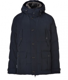 Stylish and sporty with an ultra soft fur trimmed collar, Woolrichs Pocono down parka is a must for cool weather looks - Stand-up collar with fur trim, hooded, long sleeves with tabbed cuffs, hidden two-way front zip, button panel, buttoned front patch pockets, quilted - Contemporary fit - A versatile, classic coat perfect for both city streets and country slopes Stylish and sporty with an ultra soft fur trimmed collar, Woolrichs Pocono down parka is a must for cool weather looks - Stand-up collar with fur trim, hooded, long sleeves with tabbed cuffs, hidden two-way front zip, button panel, buttoned front patch pockets, quilted - Contemporary fit - A versatile, classic coat perfect for both city streets and country slopes