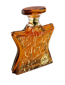 Introducing Bond No. 9 New York Amber. This legendary old-world classic is transformed into a self-assured, highly seductive, highly persuasive metro-perfume. Notes of: Bergamot, saffron, nutmeg, white peppercorn, magestic rose, jasmine, osmanthus, oud, amber, and sandalwood. Introducing Bond No. 9 New York Amber. This legendary old-world classic is transformed into a self-assured, highly seductive, highly persuasive metro-perfume. Notes of: Bergamot, saffron, nutmeg, white peppercorn, magestic rose, jasmine, osmanthus, oud, amber, and sandalwood.
