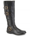 Golden buckles along the shaft add tiny touches of elegance to b.o.c. by Born's Marah boots.