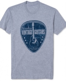 Pick up easy casual comfort with a cool vibe in this t-shirt from Club Room. Pick up easy casual comfort with a cool vibe in this t-shirt from Club Room.