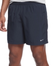 Portable temperature control. These Dri-Fit Nike shorts are the right way to stay cool and dry. Portable temperature control. These Dri-Fit Nike shorts are the right way to stay cool and dry.
