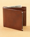 With space to hold all your essentials, isn't it time you upgraded to this smooth leather wallet from Tasso Elba?