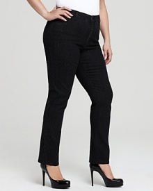 A subtle cheetah print adorns this flattering and body-shaping Not Your Daughter's Jeans style for a glamorous addition to your everyday wardrobe.