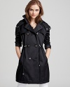 Laundry By Shelli Segal Shine Double Breasted Anorak