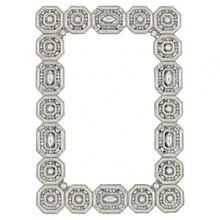 Olivia Riegel Medallion frame. Taking jeweled medallion as inspiration, these breath-taking frame are then adorned with faux pearls, Swarovski crystals, and white enamel. Sure to add dazzle to your favorite 5x7 photographs. Olivia Riegel Medallion frame. Taking jeweled medallion as inspiration, these breath-taking frame are then adorned with faux pearls, Swarovski crystals, and white enamel. Sure to add dazzle to your favorite 5x7 photographs.