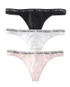 This soft and sexy string thong features logo detail around the waistband.