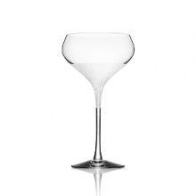 Created as a tribute to the 2010 Swedish Royal Wedding of Crown Princess Victori, Orrefors' Divine collection features crystal clear glasses accented with a frosted ice decoration to capture different aspects of light. Designed by Erika Lagerbielke, it is sparkling and elegant. Created as a tribute to the 2010 Swedish Royal Wedding of Crown Princess Victori, Orrefors' Divine collection features crystal clear glasses accented with a frosted ice decoration to capture different aspects of light. Designed by Erika Lagerbielke, it is sparkling and elegant.