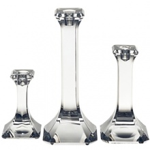 From Orrefors, the Regina Candlesticks in contemporary, beveled shapes will suit any decor. Crystal. Sold in pairs. From Orrefors, the Regina Candlesticks in contemporary, beveled shapes will suit any decor. Crystal. Sold in pairs.