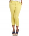 Add spirit your casual looks with Baby Phat's colored plus size jeans, defined by a sexy slim fit.