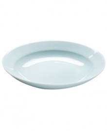 Like a cloudless sky, the Skylands rim soup bowl sets the tone for tranquil meals in no-fuss bone china from the Martha Stewart Collection dinnerware collection. Like a cloudless sky, the Skylands rim soup bowl sets the tone for tranquil meals in no-fuss bone china from the Martha Stewart Collection dinnerware collection.