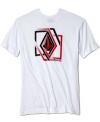Don't box yourself into everyday basics. Get a little bold with this graphic t-shirt from Volcom.