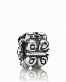 A ring of whimsical butterflies in sterling silver makes a whimsical addition to your PANDORA charm bracelet.