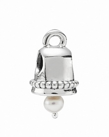 A pretty bell charm with a freshwater pearl accent from PANDORA. A pretty bell charm with a freshwater pearl accent from PANDORA.