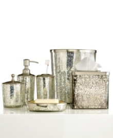 Break the ice. Crafted of opulent crackled glass, this Ice soap dish from Paradigm offers a sleek, contemporary look for your bath space. Break the ice. Crafted of opulent crackled glass, this Ice soap dish from Paradigm offers a sleek, contemporary look for your bath space.