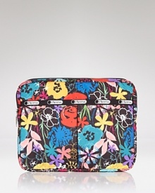 Let LeSportsac's nylon e-reader case keep your technology safe. This sleeve slips inside your purse when you're between titles. Let LeSportsac's nylon e-reader case keep your technology safe. This sleeve slips inside your purse when you're between titles.