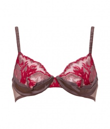 Delicate yet sultry, this lace-laden La Perla bra will add a sexy kick to any look - Underwire, soft lace cups, scalloped trim, adjustable straps, back hook and eye closures - Perfect under evening ensembles or pared with matching panties for stylish lounging Delicate yet sultry, this lace-laden La Perla bra will add a sexy kick to any look - Underwire, soft lace cups, scalloped trim, adjustable straps, back hook and eye closures - Perfect under evening ensembles or pared with matching panties for stylish lounging
