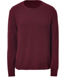 With its ultra luxurious cashmere and understated elegant shades of burgundy heather, Neil Barretts crew neck pullover is a timeless classic must - Rounded neckline, long sleeves, ribbed trim, classic fit - Pair with favorite jeans and brogues With its ultra luxurious cashmere and understated elegant shades of burgundy heather, Neil Barretts crew neck pullover is a timeless classic must - Rounded neckline, long sleeves, ribbed trim, classic fit - Pair with favorite jeans and brogues