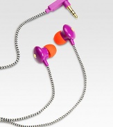 Listen to your favorite music in style wearing this lightweight design topped with signature spades. RubberImported